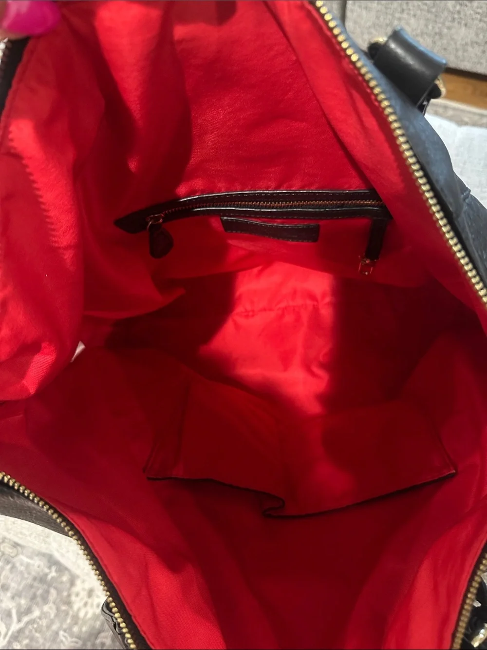 Lily Jade Shaylee Black Leather Baby Bag